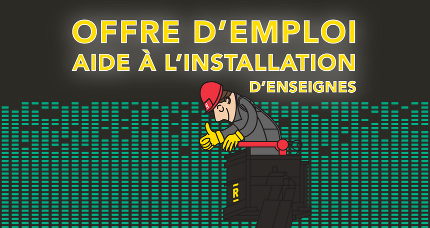 Illustration d'un personnage dans un panier de nacelle devant écran numérique